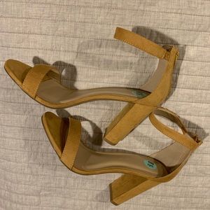 Women’s new mustard sandal heels